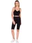Büzgülü Ince Askılı Dikişsiz Seamless Crop Top Siyah 4