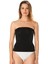 Uzun Straplez Body Büstiyer Crop Siyah 1