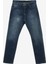 Normal Bel Dar Koyu Mavi Erkek Denim Pantolon TC5001 1
