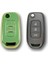 RenkStore Renault Clio 5 Dacia Duster Sustalı 3 Buton Yeşil Silikon Oto Anahtar Kılıfı 2