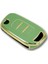 RenkStore Renault Clio 5 Dacia Duster Sustalı 3 Buton Yeşil Silikon Oto Anahtar Kılıfı 4
