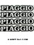 Sticker Pıaggıo Damla Sticker 1