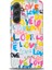 Samsung Galaxy A54 Kılıf Hd Baskılı - Renkli Love 1