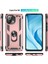 Xiaomi Mi 11 Lite Kılıf Sofya Yüzüklü Silikon Kapak - Rose 300099 3