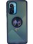 Xiaomi Redmi K40 Kılıf Montreal Yüzüklü Silikon Kapak - Lacivert 300099 1