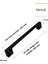 160 mm Metal Siyah Çekmece Kulpları Dolap Mutfak Mobilya Kulpu 1 Adet ( 16 cm ) = 160MM 3