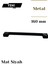 160 mm Metal Siyah Çekmece Kulpları Dolap Mutfak Mobilya Kulpu 1 Adet ( 16 cm ) = 160MM 4