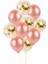 Gold Konfetili Rose Gold Şeffaf Balon 10 Adet Içi Gözüken Pullu Balon Balon Pulu balon Parti 1