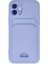 Iphone 12 Kılıf Kelvin Kartvizitli Silikon - Lila 1
