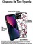 Samsung Galaxy A71 ile Uyumlu Silikon Arkası Cam Kapak Hello Kitty Tasarımlı Cam Kılıf 3