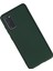 Samsung Galaxy S20 Kılıf Nano Içi Kadife Silikon - Koyu Yeşil 300099 2