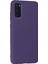 Samsung Galaxy S20 Kılıf Nano Içi Kadife Silikon - Mor 300099 3