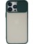 Iphone 13 Pro Max Kılıf Palm Buzlu Kamera Sürgülü Silikon - Yeşil 300099 1
