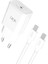 S664 Premium 20W Pd Qc Type-C To Type-C Kablolu Şarj Aleti Beyaz 2