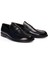 Deri Lacivert Erkek Loafer Ayakkabı - 01538MLCVN02 2