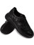 Deri Siyah Erkek Sneaker Ayakkabı - 01963MSYHE03 3