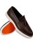 Deri Kahverengi Püsküllü Erkek Loafer - 01958MKHVC01 3