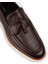 Deri Kahverengi Püsküllü Erkek Loafer - 01958MKHVC01 5