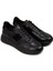 Deri Siyah Erkek Sneaker Ayakkabı - 01963MSYHE09 2