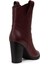 Hakiki Deri Bordo Kadın Bot - E4460ZBRDC03 4