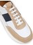 Deri Beyaz Erkek Sneaker Ayakkabı - 01963MBYZE02 5