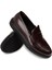 Açma Deri Bordo Comfort Erkek Loafer - 01839MBRDP02 3