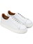 Deri Beyaz Erkek Sneaker Ayakkabı - 01954MBYZE01 2
