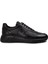 Deri Siyah Erkek Sneaker Ayakkabı - 01963MSYHE04 1