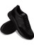 Deri Siyah Erkek Sneaker Ayakkabı - 01963MSYHE06 3