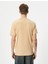 Fitilli Tişört Dokulu Bisiklet Yaka Kısa Kollu Pamuklu 3