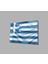 Yunanistan Bayrağı Cam Tablo Greece Flag 1