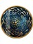 Gold Balıklar Yuvarlak Cam Tablo 2
