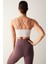 Bej Kaplı Sırt Detaylı Slim Fit Crop Top 5