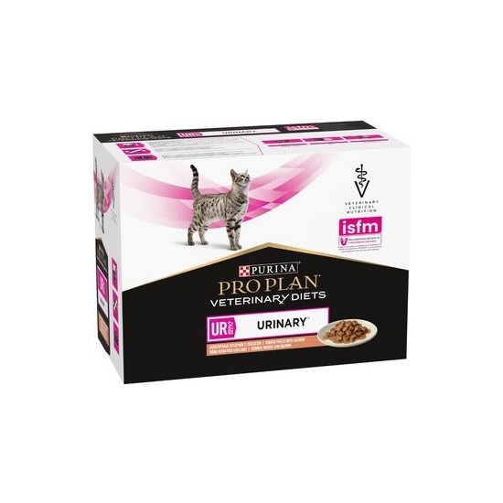 Purina Proplan Veterınary Dıets Ur Urinary Somonlu Yaş Kedi Maması 10 x 85 gr