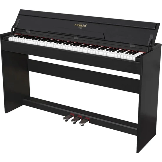 Marcia MK-800 BK Dijital Konsol Piyano (Tuş Hassasiyeti, 88 Tuşlu, Kapaklı)