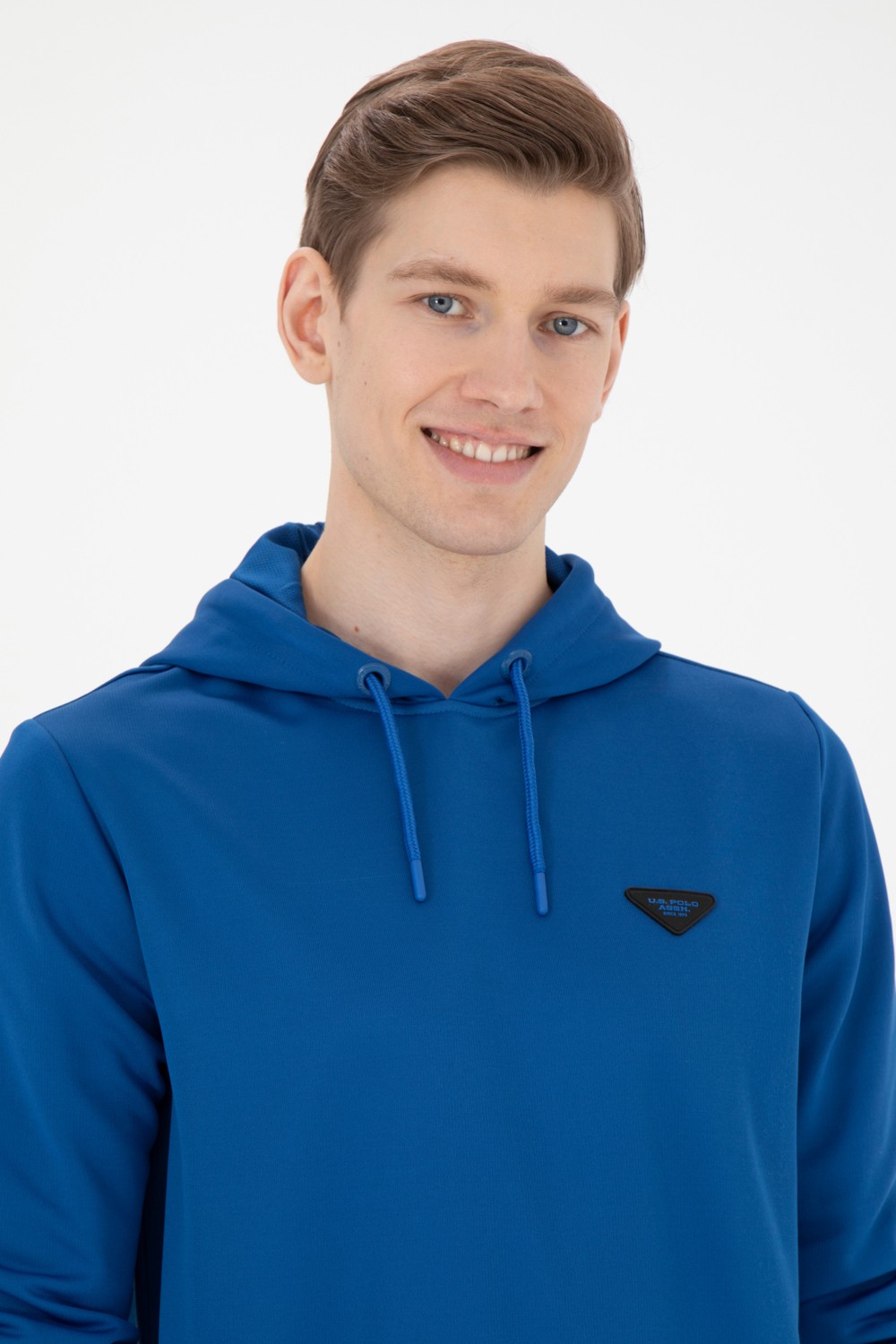 U.S. Polo Assn. Erkek Saks Sweatshirt 50277960-VR045 görsel 2