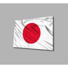 Miraax Japon Bayrağı Cam Tablo Japanese Flag