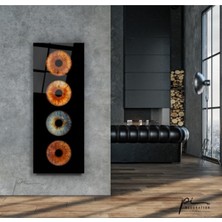 Miraax Göz Bebekleri Cam Tablo  35 x 90