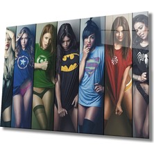 Miraax Kadınlar Cam Tablo Women