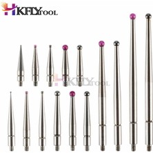 Mingjin Shop 1 Yakut M1.6X20.9L Stili Konu 2mm Kafa Od Uzunluğu Yakut Kafa Pin Ölçer Mikrometre Ucu Kolu Kadran Test Göstergesi Probu (Yurt Dışından)