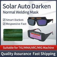 Mingjin Shop 1 YZ05 Gerçek Renk Stili Güneş Otomatik Kararan Gözler Maske Kaynak Kask Kaynak Maskesi Siperliğipatcheyes Kaynakçı Gözler Gözlük (Yurt Dışından)