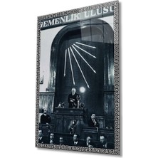 Miraax Atatürk Cam Tablo