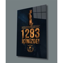 Miraax Atatürk 1283 Cam Tablo
