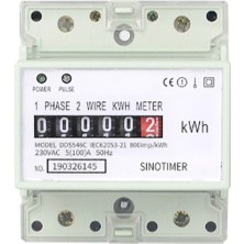 Archive Elektrik Tek Fazlı Iki Telli Ac 220V 100A Enerji Ölçer Kwh Sayacı Tüketimi Analog Elektrik Wattmetre(A) (Yurt Dışından)