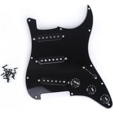 Archive Tek Bobin Sss Elektro Gitar Pickguard Pickup Yüklü Kablolu Scratch Plaka 11 Delik 3ply St Sq Gitar Için (Yurt Dışından)