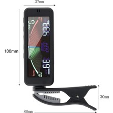 Archive 2x 3 In 1 Gitar Tuner Büyük LCD Ekran Metronom Jeneratörü Kromatik Gitar Bas Ukulele Keman Için Klipsli (Yurt Dışından)