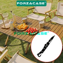 Forzacase Paslanmaz Çelik Ultra Keskin Outdoor Avcılık Kamp Çakısı Kamp Mutfak Bıçağı - FC339