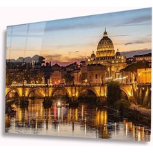 Miraax Şehir Manzarası Cam Tablo