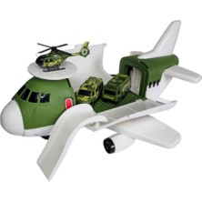 Heroes Toys Uçak Asker Seti ERN-2007,2 Araba 1 Helikopterli Oyuncak Set