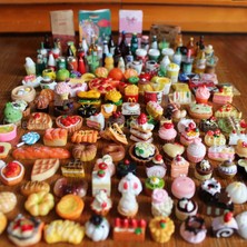 Pengfu Shop Kek ve Bardak Tarzı 1:6 Minyatür Dollhouse Gıda Süpermarket Mack Simülasyon Kek Şarap Içecek Blyth Barbie Için Bebek Mutfak Aksesuarları Oyuncak (Yurt Dışından)